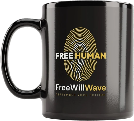 Free Human — September 2026 Edition mug