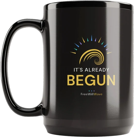 It's already begun sunrise mug