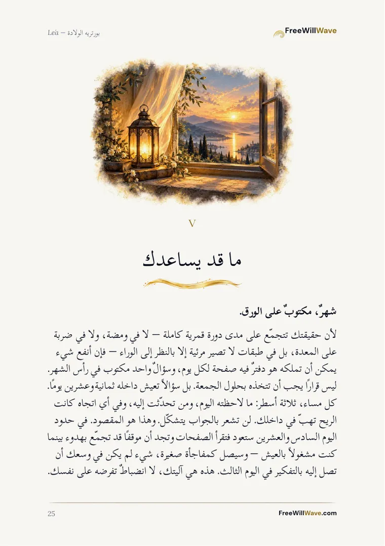 صفحة 25 من الكتيّب النموذجي