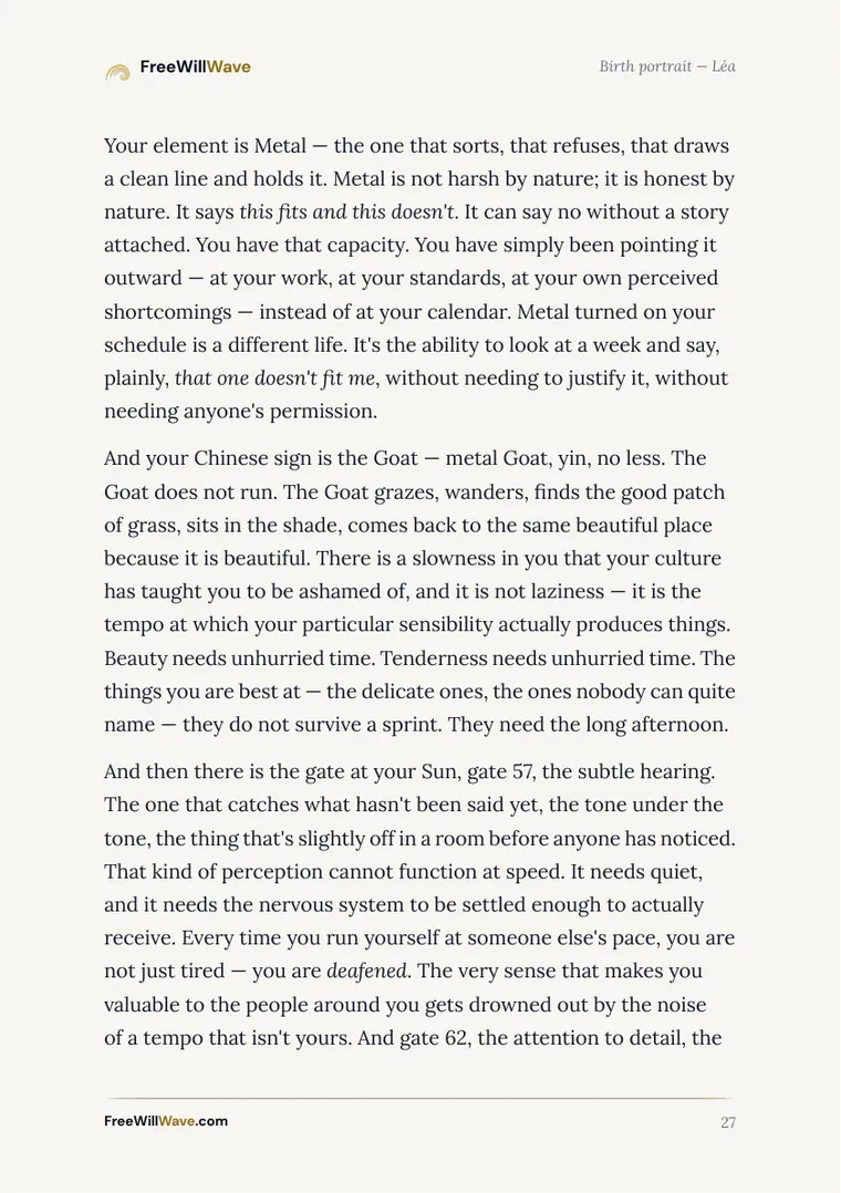 Page 27 of the example booklet