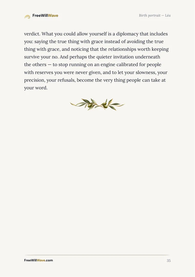 Page 35 of the example booklet