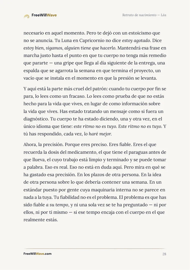 Página 28 del cuadernillo de ejemplo