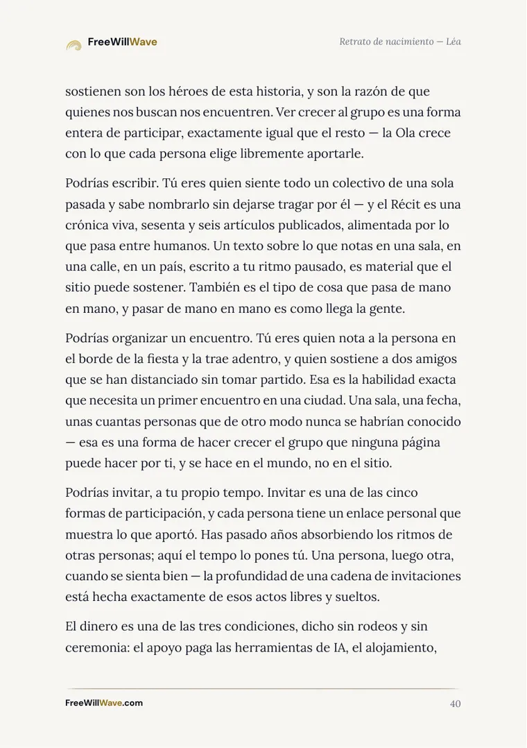 Página 40 del cuadernillo de ejemplo