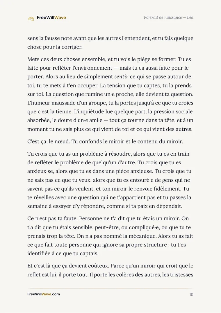 Page 10 du livret d'exemple