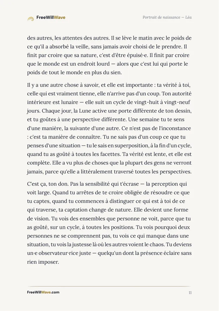 Page 11 du livret d'exemple
