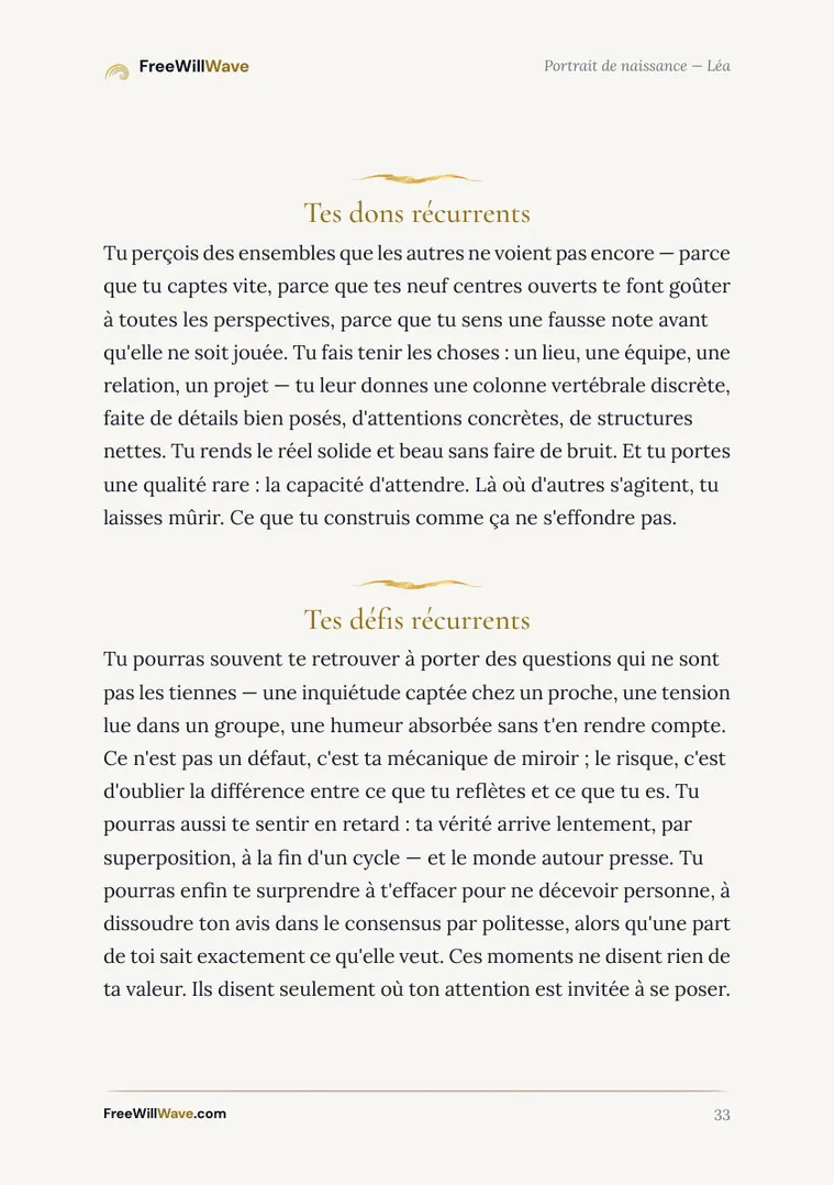 Page 33 du livret d'exemple