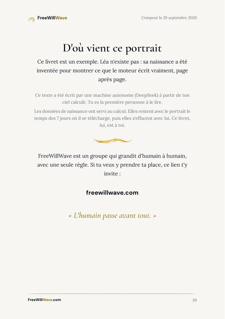 Page 39 du livret d'exemple
