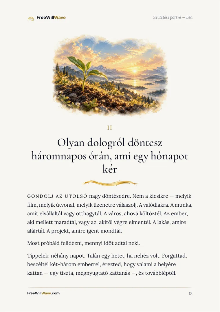 A példafüzet 13. oldala