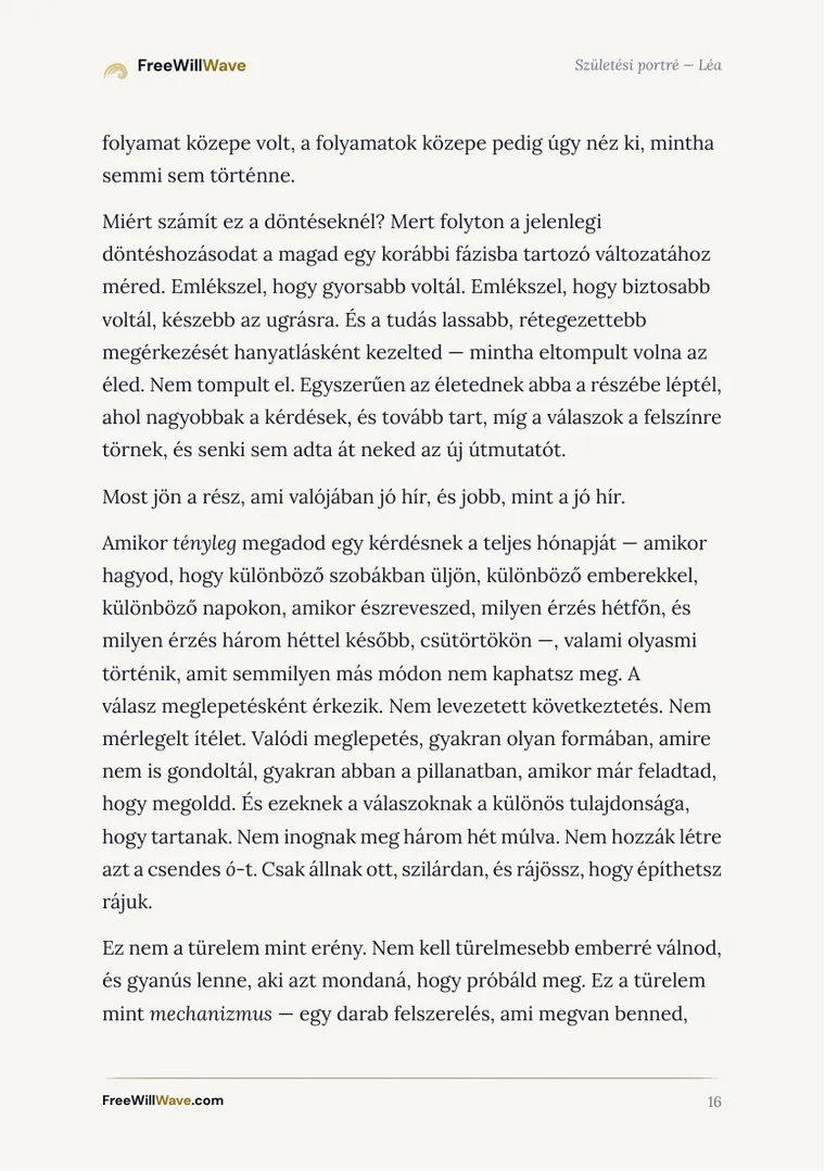 A példafüzet 16. oldala