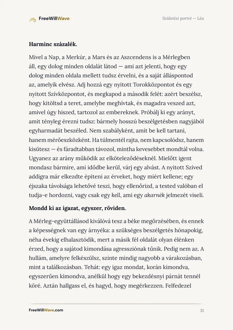 A példafüzet 31. oldala