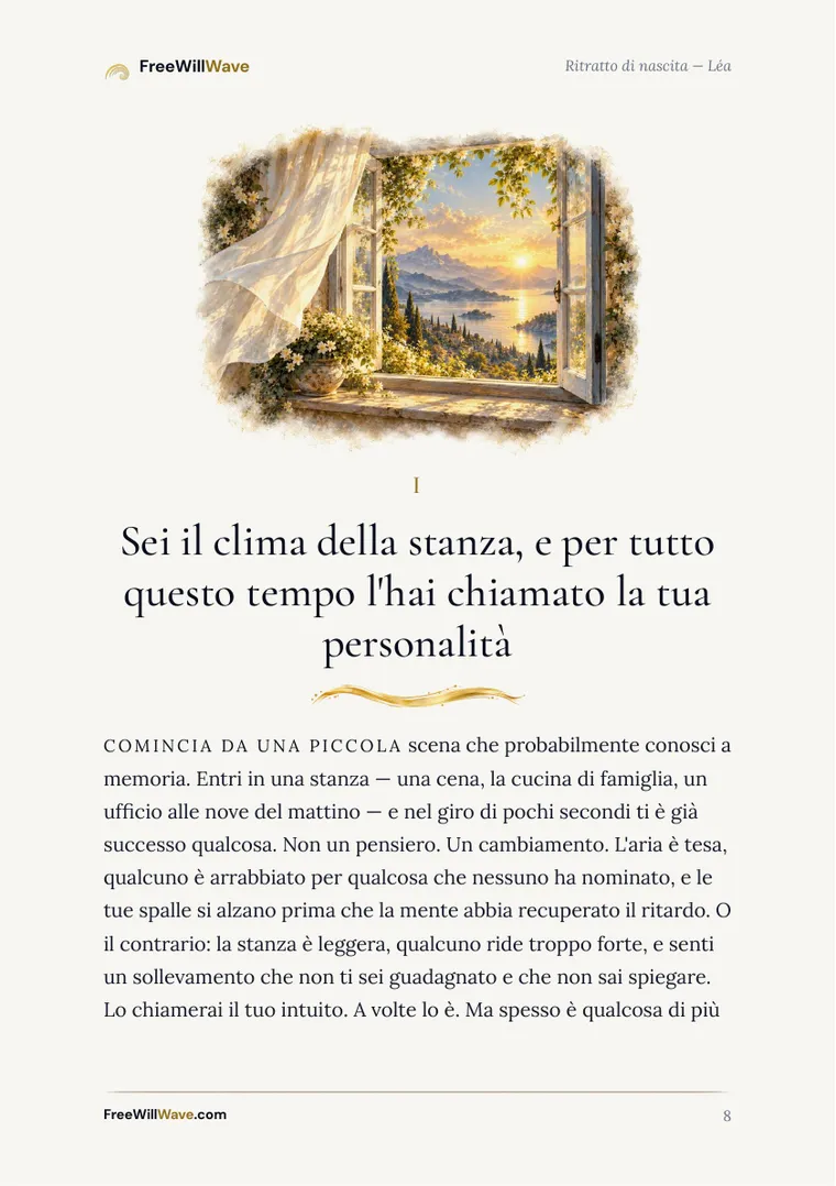 Pagina 8 del libretto di esempio
