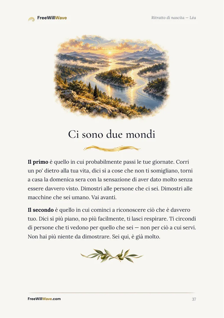 Pagina 37 del libretto di esempio