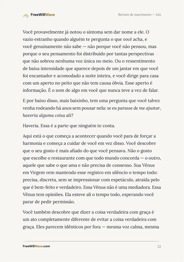 Página 22 do livreto de exemplo
