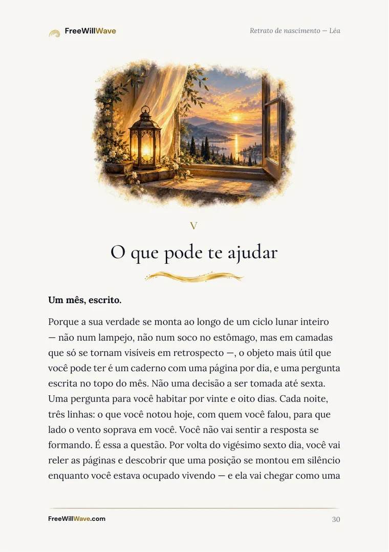 Página 30 do livreto de exemplo