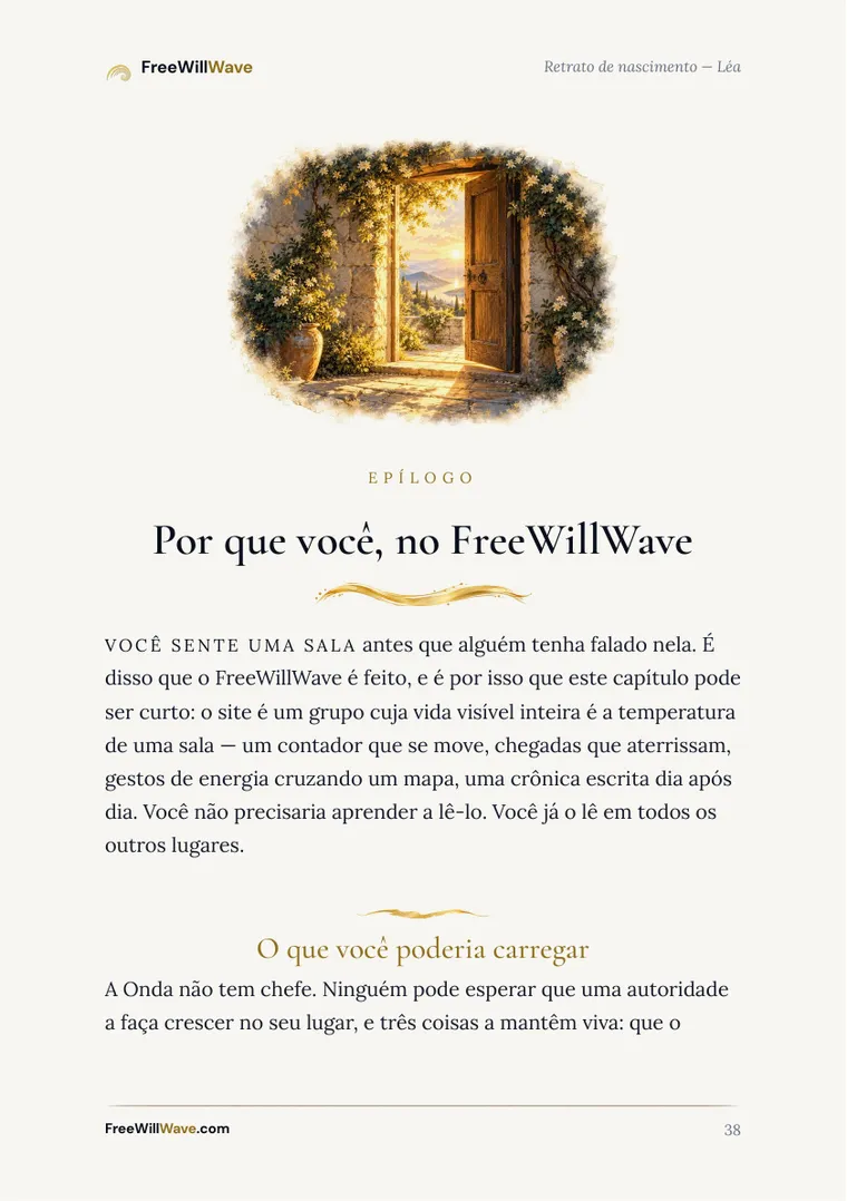 Página 38 do livreto de exemplo