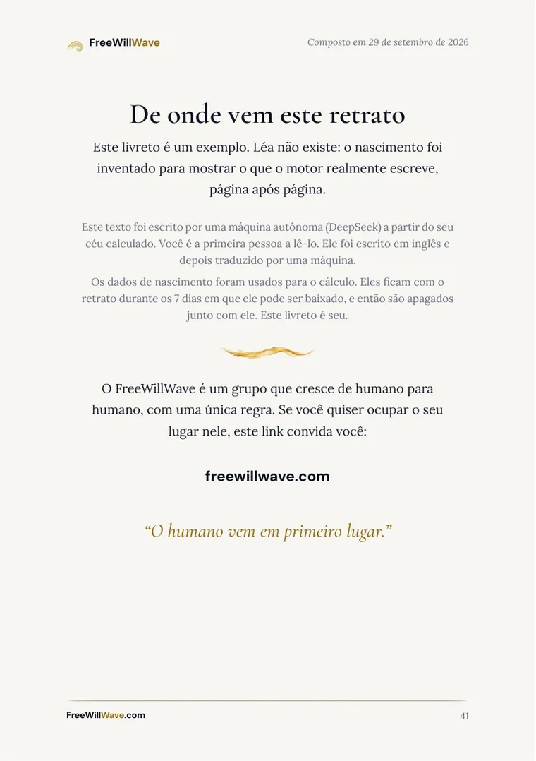 Página 41 do livreto de exemplo