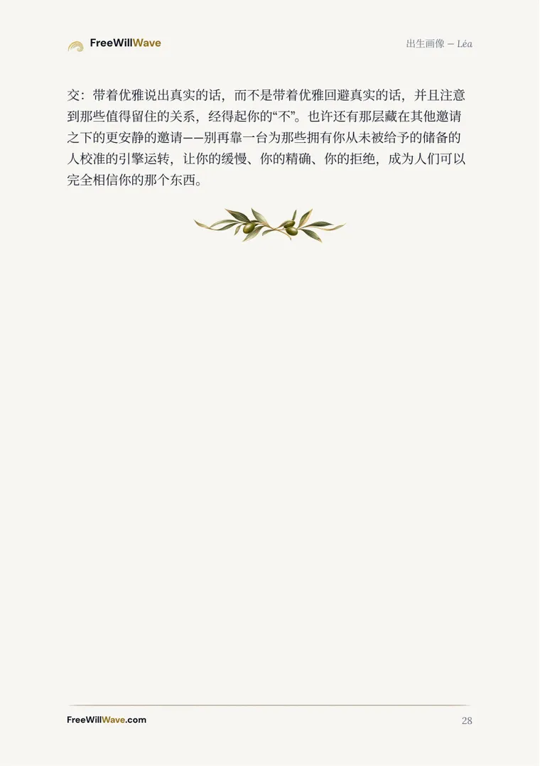 示例小册子的第28页